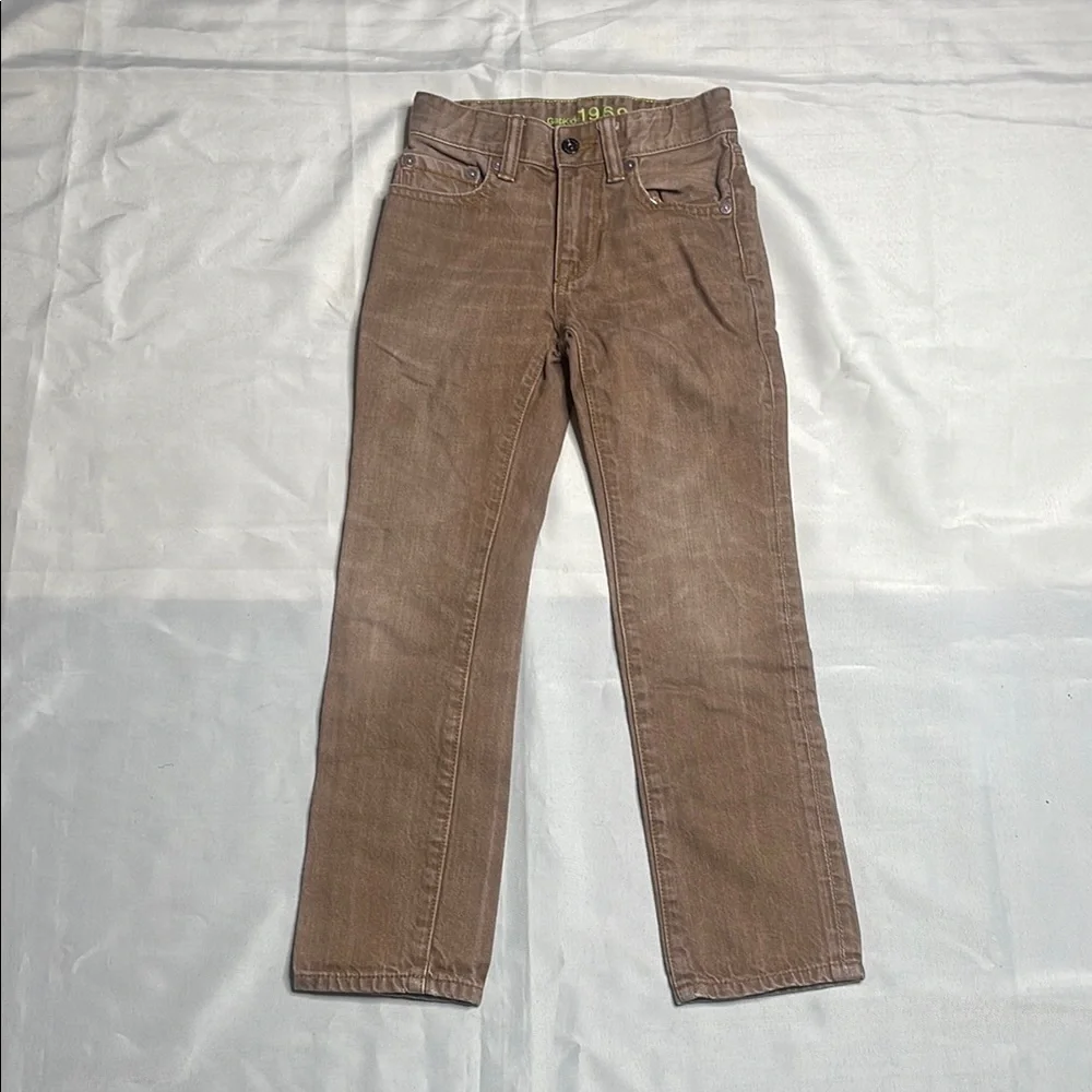 GAP Kids Brown Straight-Leg 5 Pocket Jeans